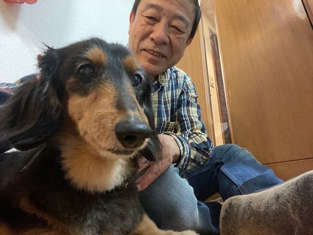 愛犬とのひととき